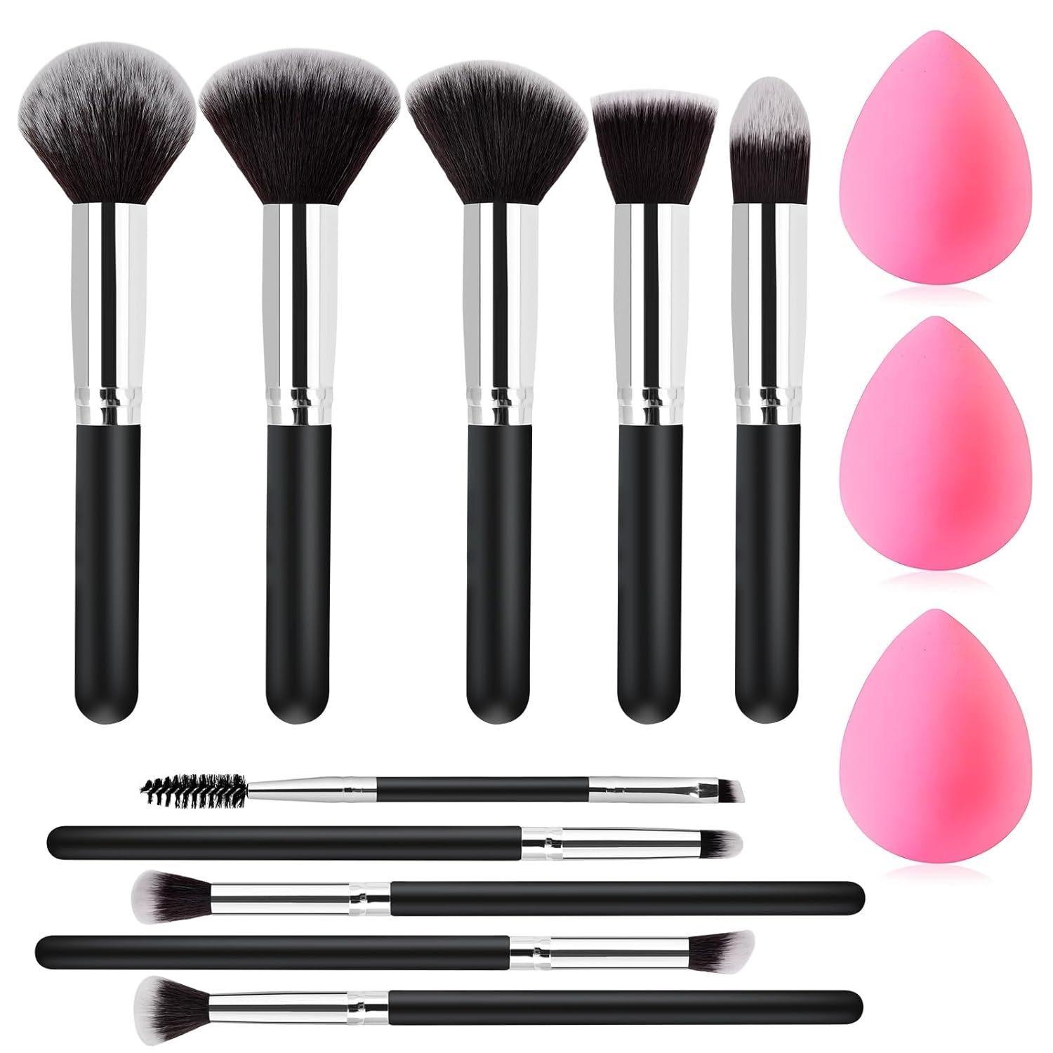 13-Piece Professional Makeup Brush Set