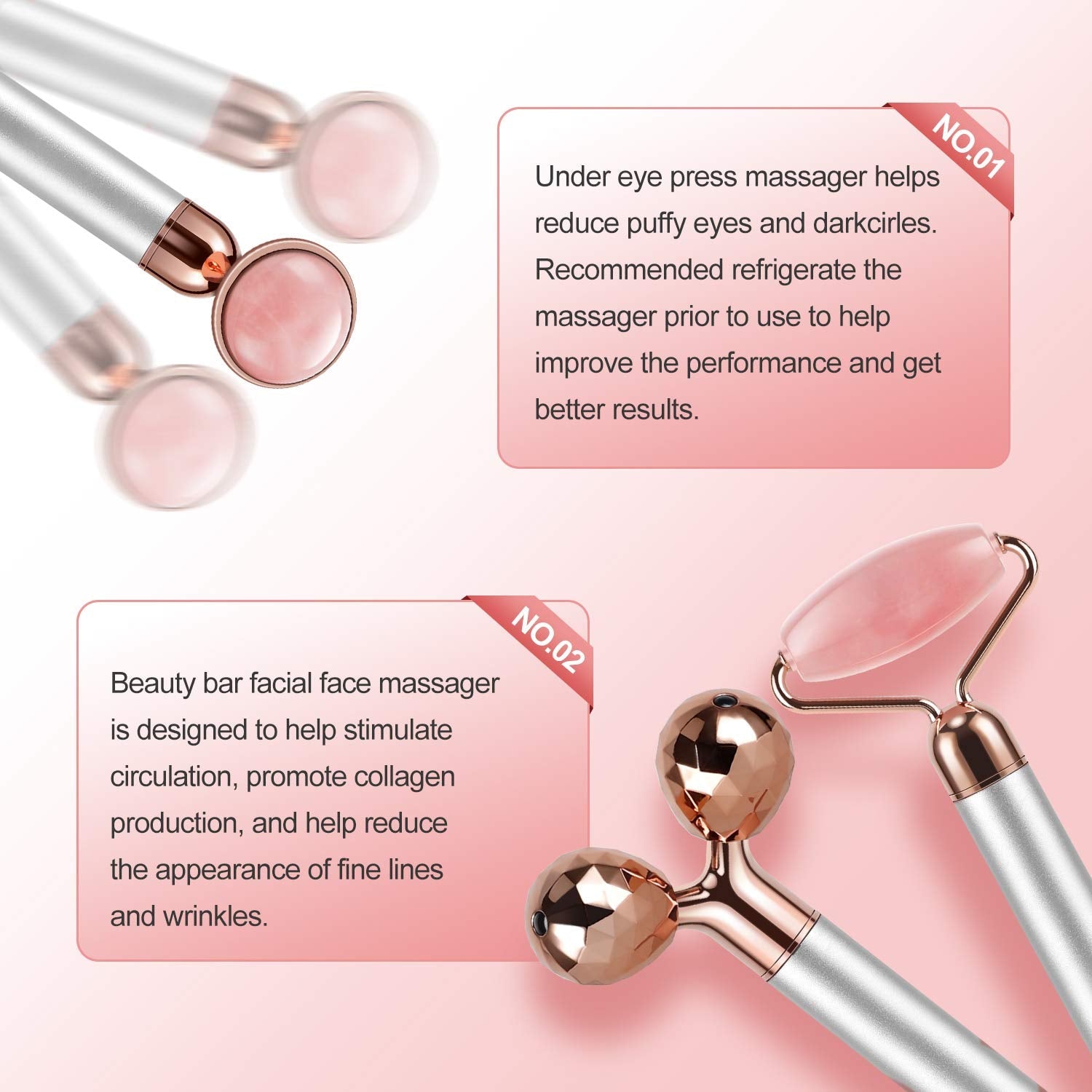 Vibrating Jade Face Massager