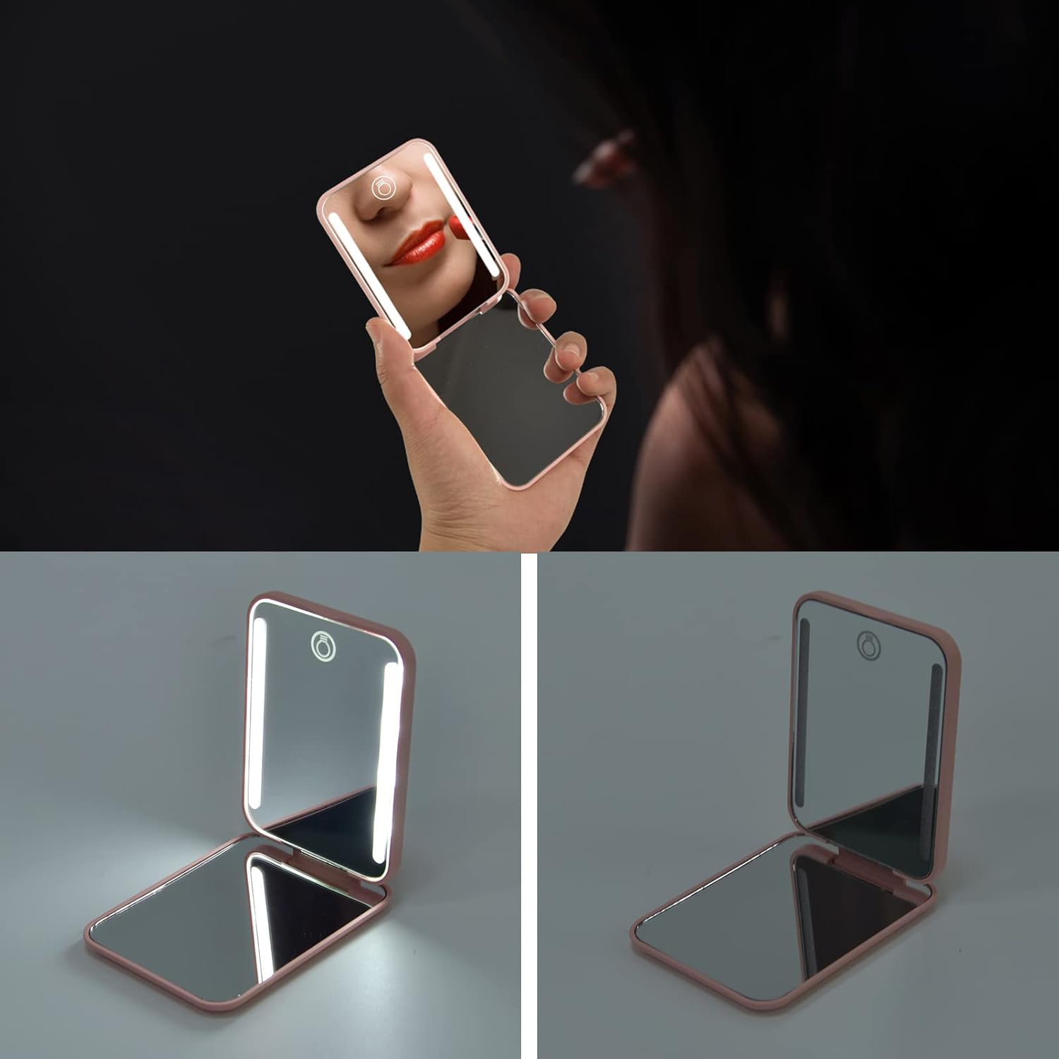 Rechargeable LED Makeup Mirror