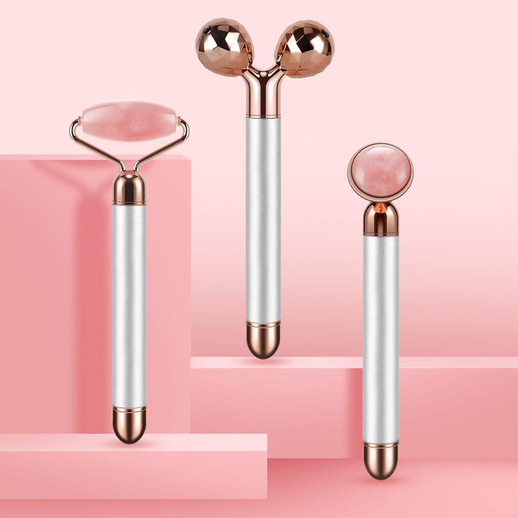 Vibrating Jade Face Massager
