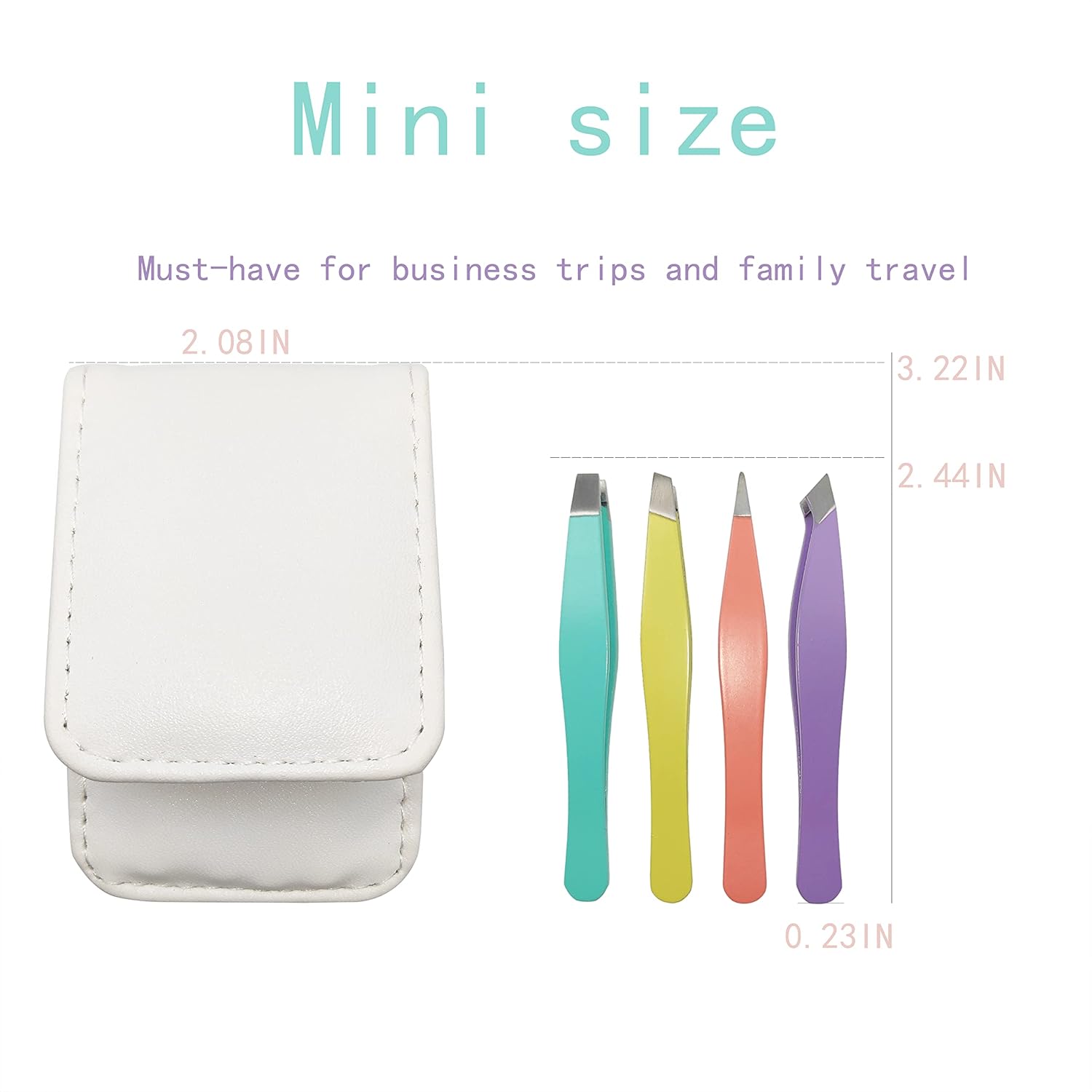 Mini Eyebrow Tweezer Set