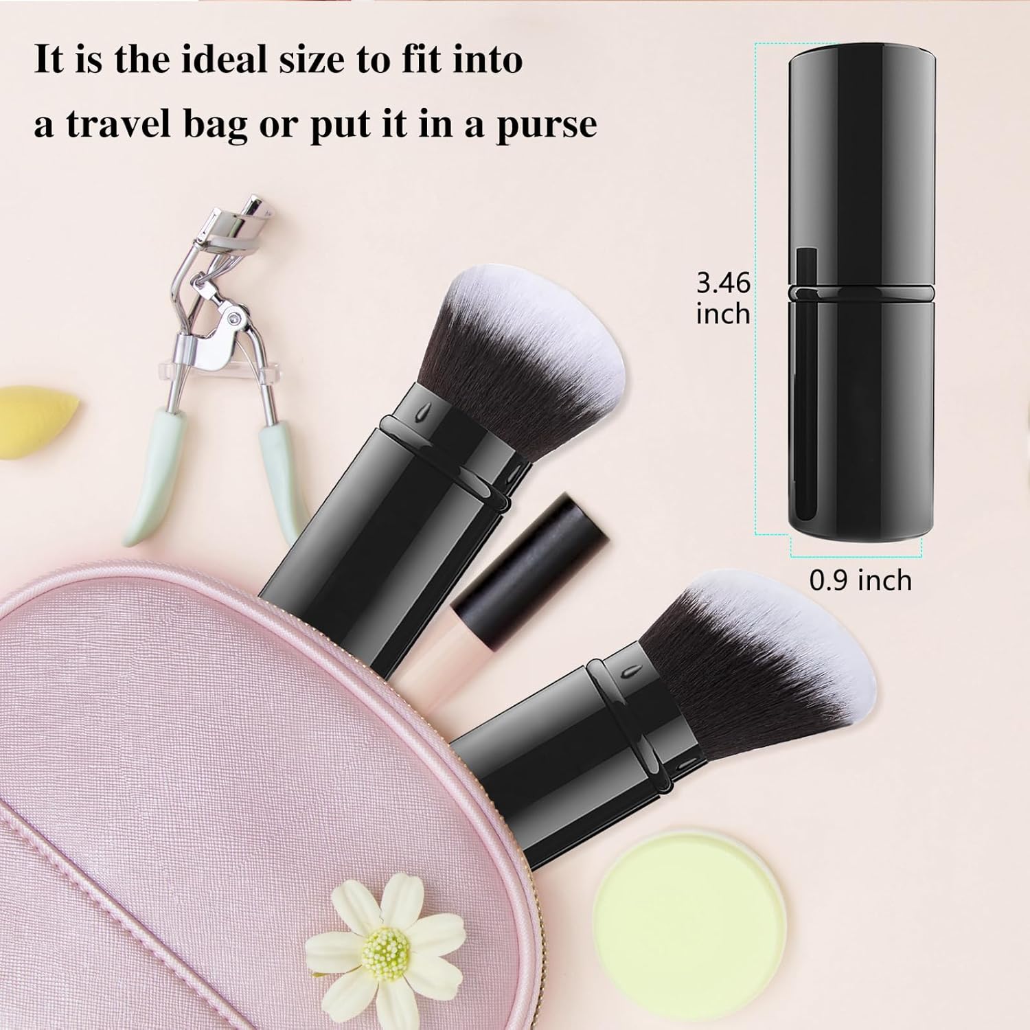 Retractable Kabuki Brush