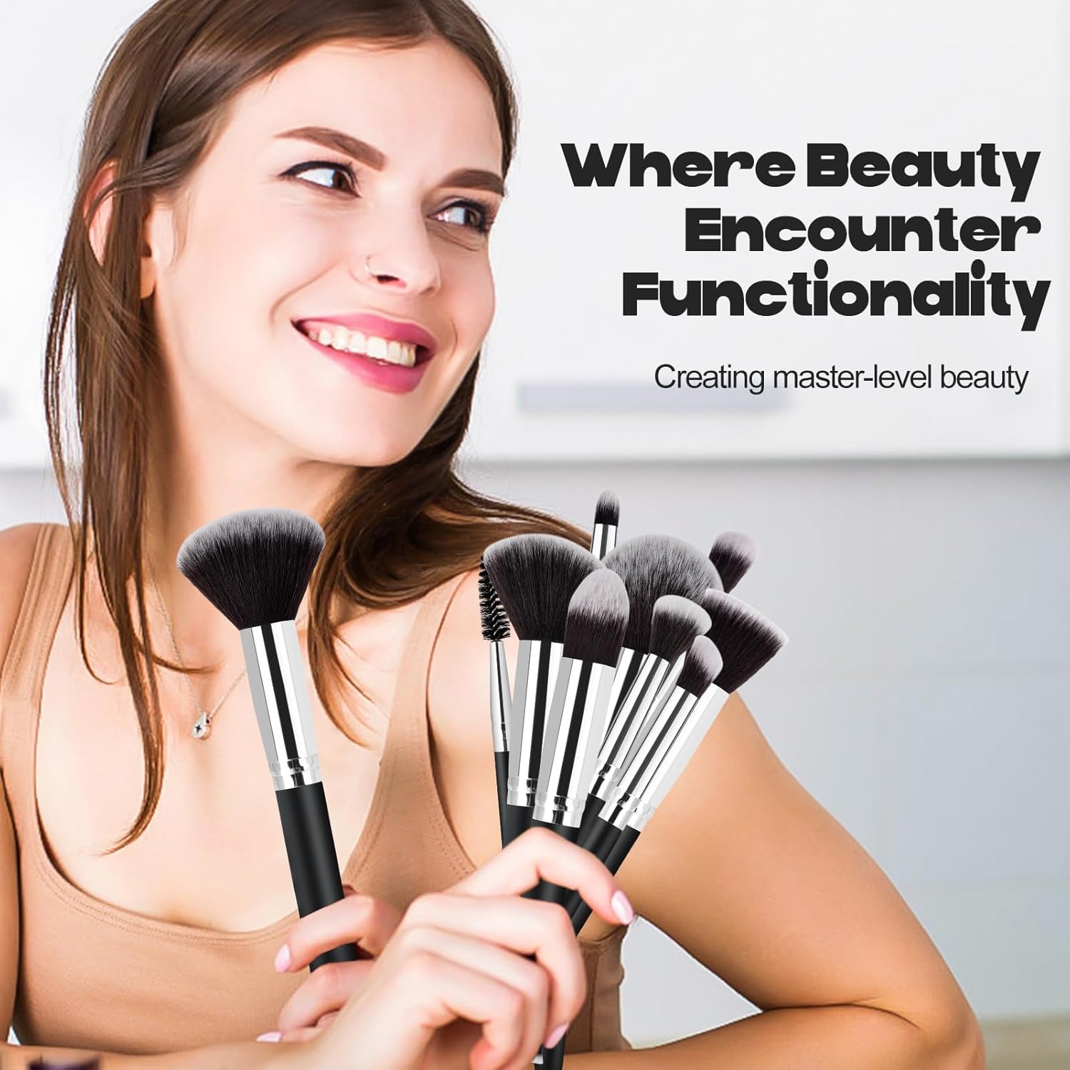 13-Piece Professional Makeup Brush Set